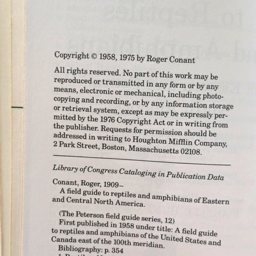 A Field Guide to Reptiles and Amphibians of Eastern/Central North America - Picture 13 of 16